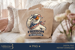 Freedom Looks Good On This Goose PNG, Funny Patriotic Goose Product Image 5