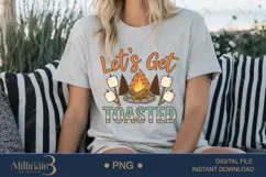 Let’s Get Toasted PNG | Funny Camping & S’mores Product Image 5