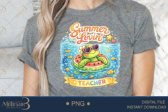Summer Lovin’ Teacher PNG Cute Teacher Summer Clipart | Beach Product Image 5