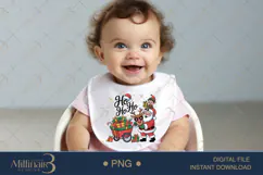 Cute Santa and Reindeer Christmas PNG | Elf with Gifts Holid Product Image 5