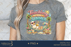 Teaching But Make It Summer PNG Cute Teacher Summer Clipart Product Image 5
