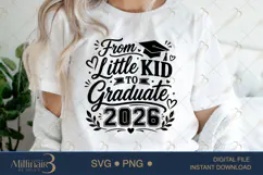 From Little Kid to Graduate 2026 SVG PNG, Graduation Memory Product Image 5