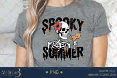 Halloween In July Skeleton With Drink PNG| Halloween Cat Rea Product Image 5