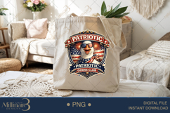 Patriotic Goose Club PNG, Funny American Goose Sublimation D Product Image 5