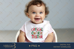 Official Cookie Tester PNG | Funny Christmas Clipart for Bak Product Image 5