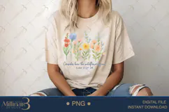 Consider How the Wildflowers Grow PNG |Christian Floral PNG Product Image 5