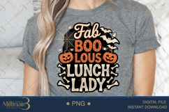 Boo Jee Lunch Lady Halloween PNG|Funny School Cafeteria PNG Product Image 5