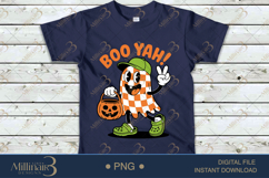 Boo Yah! PNG Funny Halloween Design |Cute Spooky Kitty Desi Product Image 5