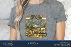 RV Life Is the Best Life PNG, Retro Camping Sublimation Desi Product Image 5