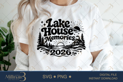 Lake House Memories 2026 SVG PNG, Matching Family Vacation S Product Image 5