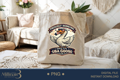 Proudly Honking Since 1776 PNG, Funny Patriotic Goose Sublim Product Image 5