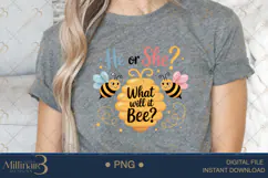He or She, What Will It Bee? PNG |Gender Reveal Party Product Image 5