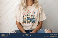 Patriotic USA Opossum PNG Funny 4th of July Clipart Product Image 5