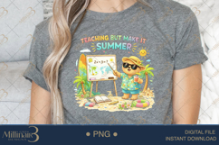 Teaching But Make It Summer PNG Funny Teacher Summer Clipart Product Image 5