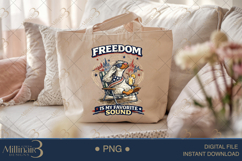 reedom Is My Favorite Sound PNG, Funny Patriotic Goose Subli Product Image 5