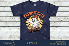 Creep It Cute PNG Halloween Fun Graphic Onesie Product Image 5
