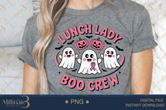 Lunch Lady Boo Crew PNG|Funny School Cafeteria Staff Product Image 5