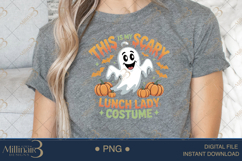 This Is My Scary Lunch Lady Costume PNG |Spooky School Cafet Product Image 5