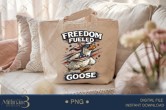 Freedom Fueled Goose PNG, Funny Patriotic Goose Sublimation Product Image 5
