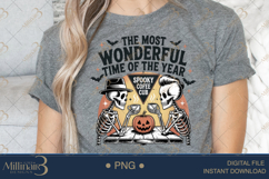 Skeletons Drinking Coffee, Retro Halloween |Funny Halloween Product Image 5