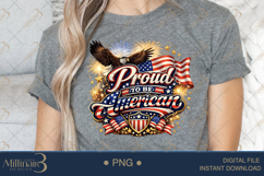 Proud to Be American PNG, Patriotic Eagle Sublimation Design Product Image 5
