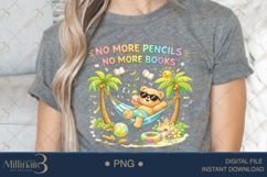 No More Pencils No More Books PNG Funny End of School Clipa Product Image 5