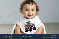 Mardi Gras Monster Truck PNG, Carnival Truck Shirt Design Product Image 5