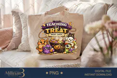 Teaching Is A Treat Most Days PNG, Funny Halloween Teacher Product Image 5