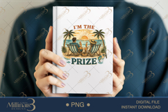 I’m The Prize PNG Funny Beach Couple Design | Summer Vacatio Product Image 5