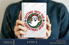 Getting Into The Christmas Spirit PNG | Cute Ghost Holiday C Product Image 5