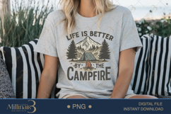 Life Is Better By The Campfire PNG Product Image 5