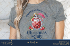 Summer Vibes Christmas in July PNG Sublimation Product Image 5