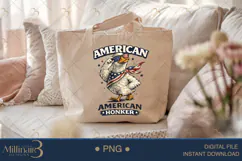 American Honker PNG, Funny Patriotic Goose Sublimation Desig Product Image 5