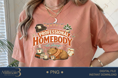 Professional Homebody Capybara PNG, Cozy Capybara Sublimatio Product Image 5