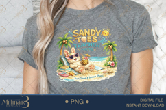 Sandy Toes Teacher Mode PNG Cute Teacher Summer Clipart Product Image 5