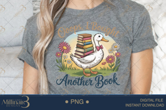 Oops I Bought Another Book Funny Goose PNG Product Image 5