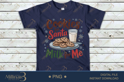 Cookies for Santa Milk for Me PNG | Cute Christmas Cookie Product Image 5