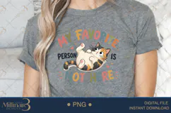 My Favorite Person Is Not Here PNG, Funny Cat Lover Sublimat Product Image 5
