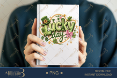 Lucky Day St Patricks Day PNG, Shamrock Clover Clipart Product Image 5