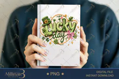 Lucky Day St Patricks Day PNG, Shamrock Clover Clipart Product Image 5