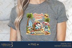 Beach Hair Dental Care PNG, Funny Dental Assistant Summer De Product Image 5