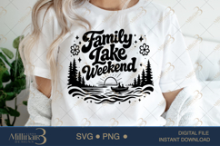 Family Lake Weekend 2026 SVG PNG, Matching Vacation Shirt Product Image 5