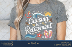 Cruising Into Retirement PNG |Retirement Party Clipar Product Image 5