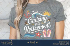 Cruising Into Retirement PNG |Retirement Party Clipar Product Image 5