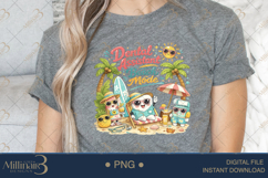 Dental Assistant Beach Mode PNG, Cute Summer Dental Assistan Product Image 5