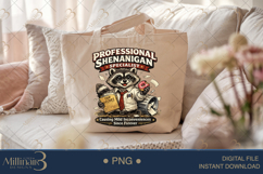 Professional Shenanigan Specialist PNG, Funny Raccoon Sublim Product Image 5