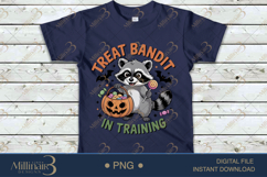Treat Bandit In Training PNG Halloween Kids Design Product Image 5