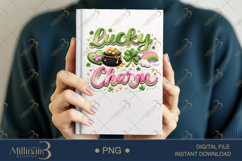 Lucky Charm PNG, St Patricks Day Shamrock Clipart With Pot O Product Image 5