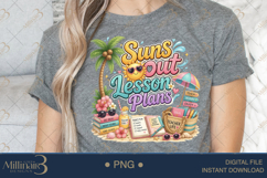 Suns Out Lesson Plans PNG Cute Teacher Summer Clipart | Brig Product Image 5
