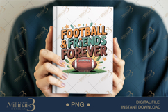 Football and Friends Forever PNG | Cute Fall Clipart for Sub Product Image 5
